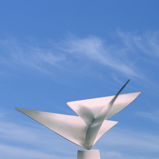VOILURES Sculpture Métal Acier Doux Patiné Joël Strill Sculpteur