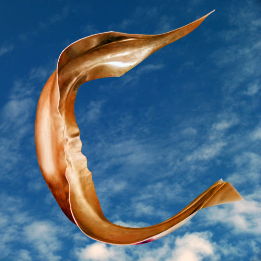 SAUT DE L'ANGE Sculpture Métal en Laiton Joël Strill Sculpteur ©