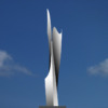 " PLEIN CIEL " en Acier Doux Patiné Joel Strill Sculpteur ©