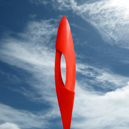" OSMOSE CÉLESTE" Sculpture en Acier Doux Patiné 